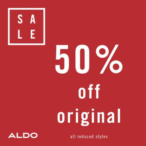 aldo 50 off