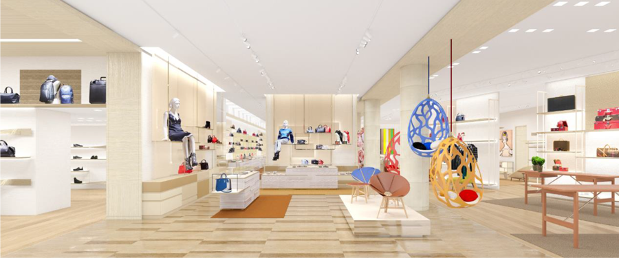 Louis Vuitton South Coast Plaza Men's store, United States