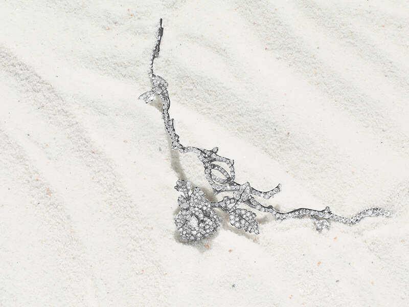 Rose dior sales bagatelle necklace
