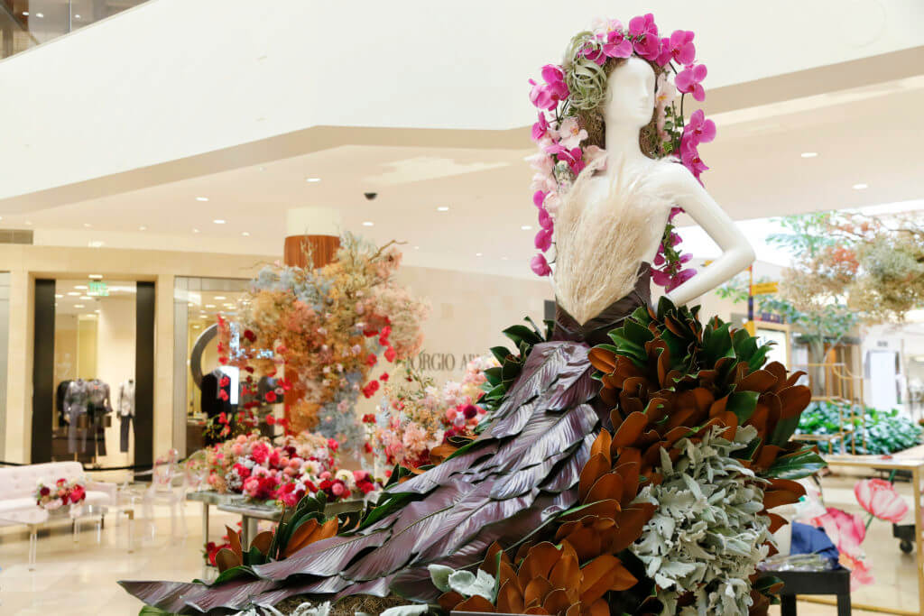 Fleurs de Villes: The Floral Fashion Extravaganza – South Coast Plaza