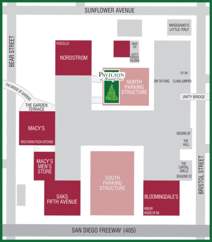 south coast plaza map