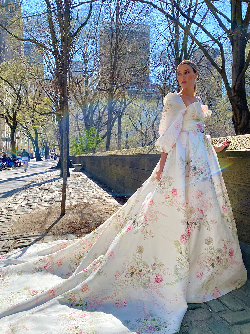 In Her Own Words Monique Lhuillier on her Spring ’22 Bridal Collection