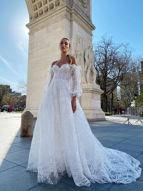 In Her Own Words Monique Lhuillier on her Spring 22 Bridal