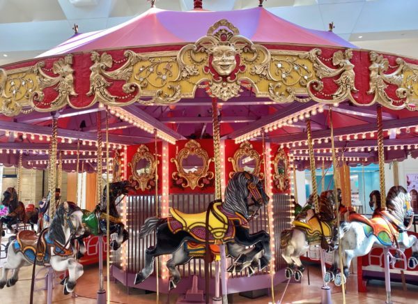 2 carousels at South Coast Plaza Mall - An Emerald City Life
