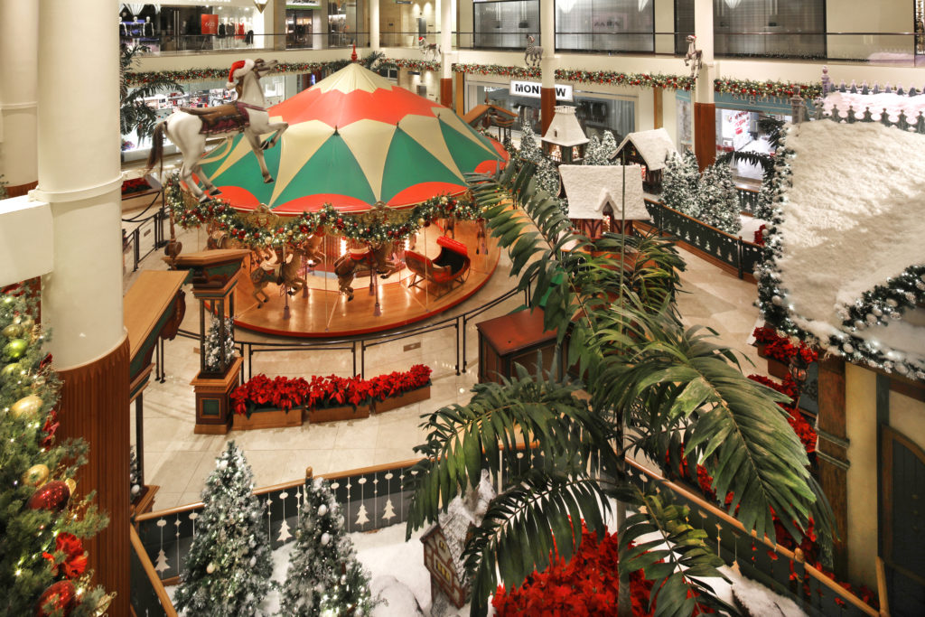 South Coast Plaza's Carousel Court I want to ride the merry go